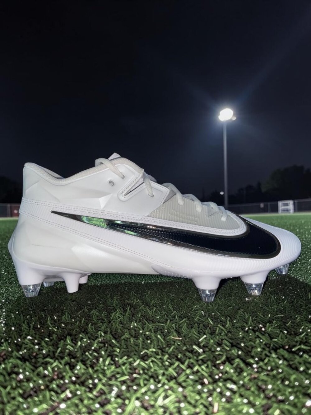 Nike Vapor Edge Elite 360 2 Detachable Football Cleats White Size 12W FJ7022-100
